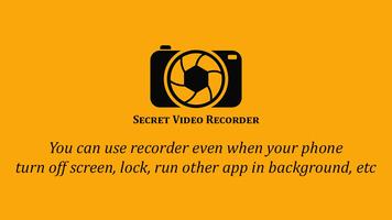 Secret Video Recorder Affiche