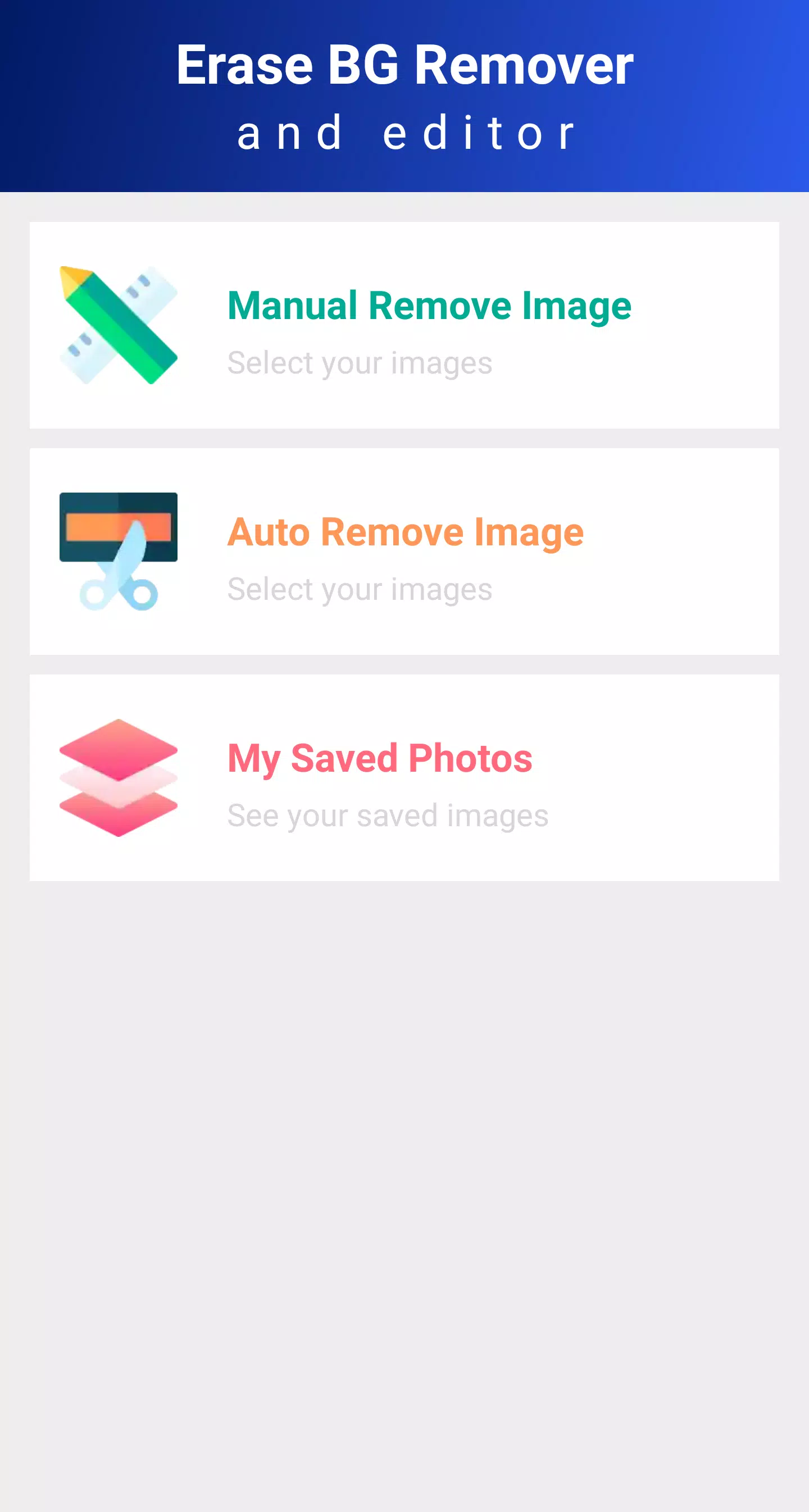 Tải xuống APK Erase Background Remover cho Android