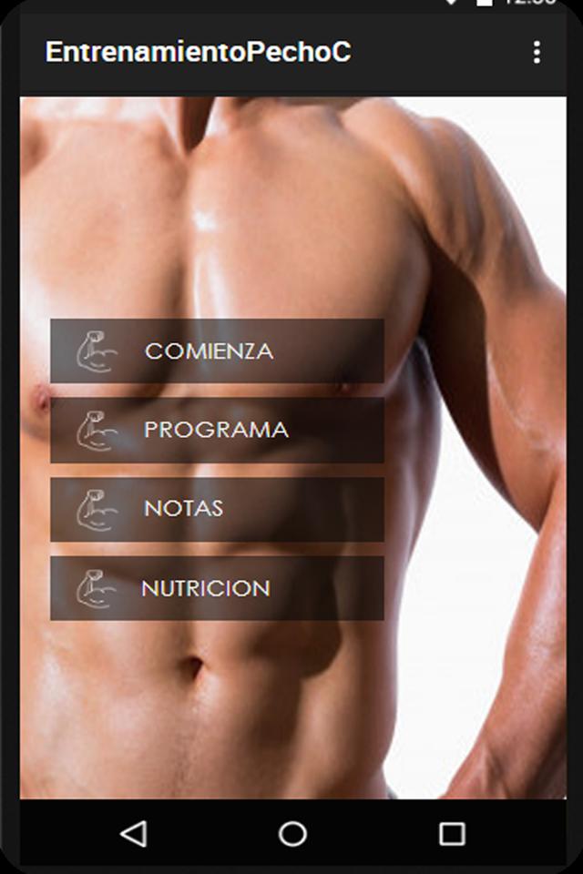 rutina para marcar pectorales sin pesas