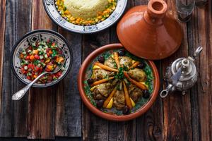 La cuisine marocaine Affiche
