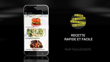 Poster Recettes faciles et rapides fr