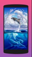 Cute Dolphin Wallpaper capture d'écran 1