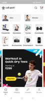 Cultsport-Online Shopping App Plakat