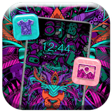 Abstract Lion Theme أيقونة