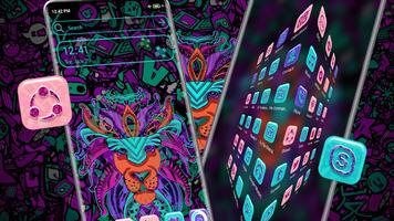Abstract Lion Theme screenshot 1