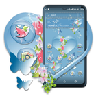 Aqua Heart Launcher Theme icono