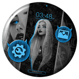Blue Eye Girl Theme APK