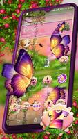 Butterfly Girl Nature Theme 截图 1