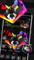 Colorful Wolf Launcher Theme পোস্টার
