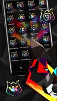 Colorful Wolf Launcher Theme स्क्रीनशॉट 1