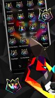 Colorful Wolf Launcher Theme screenshot 1