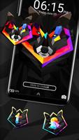 Colorful Wolf Launcher Theme screenshot 3