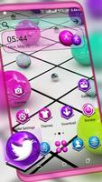 Poster 3D Color Balls Launcher Theme