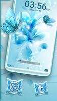 Flower Butterfly Glitter Theme captura de pantalla 3