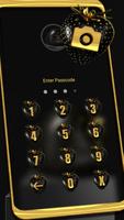 Golden Black Strawberry Theme captura de pantalla 3