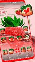 Juicy Strawberry Theme Affiche