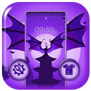 Purple Bat Theme APK