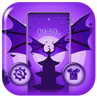 Purple Bat Theme icône