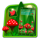 Red Mushroom Green Theme icon