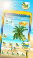 Summer Beach Launcher Theme ポスター