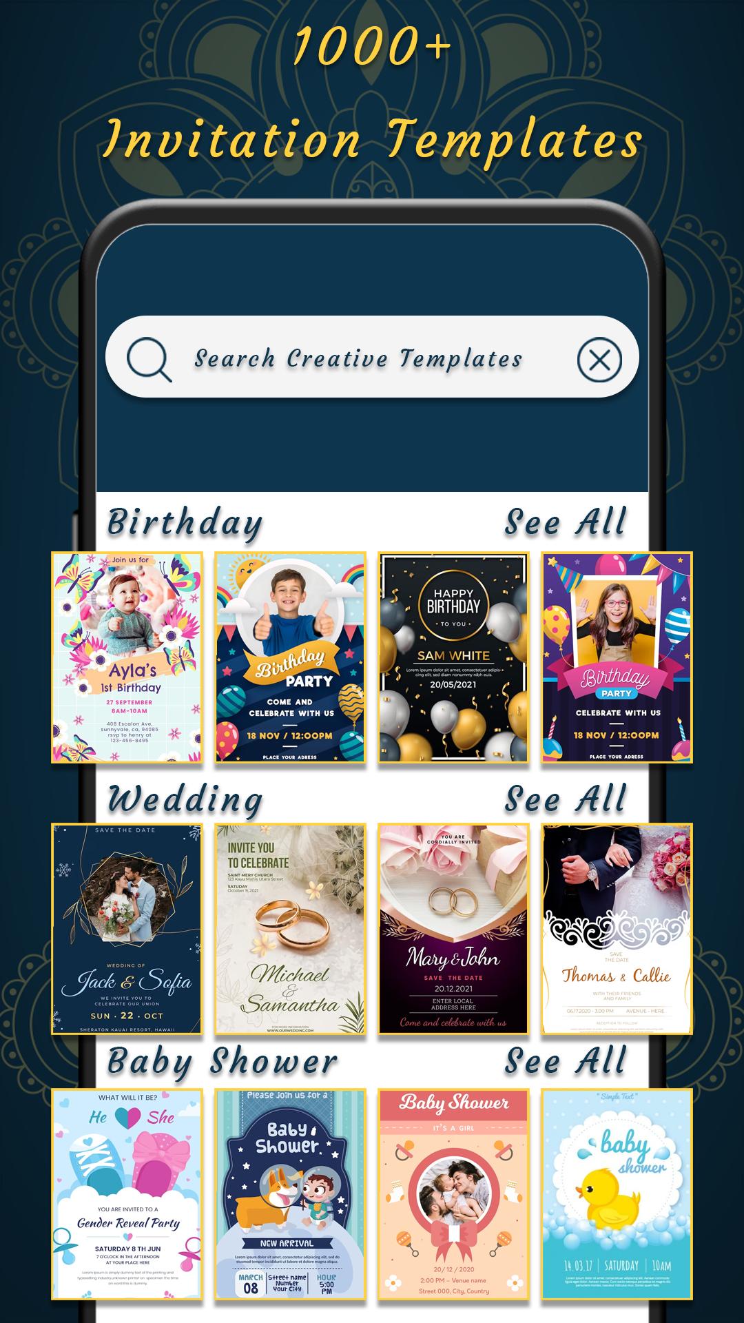 Invitation maker card creator apk for android download