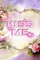 Flower Heart Kiss Me Live Wall پوسٹر