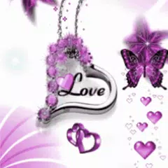 Purple Butterfly Love Live Wal