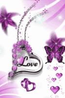 Purple Butterfly Love Live Wal الملصق