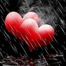APK Rain On Red Hearts Live Wallpa