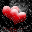 Rain On Red Hearts Live Wallpa APK