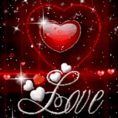 Red Heart Love Live Wallpaper APK download