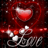 Red Heart Love Live Wallpaper icône