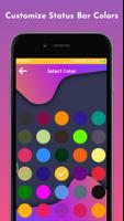 Customized Color Status Bar poster