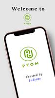 Pyom الملصق
