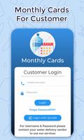 Monthly Cards Customer Cartaz