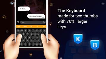 Custom keyboard for android Em screenshot 1