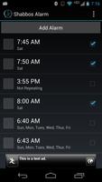 Shabbos Alarm poster