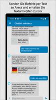 Chatten mit Alexa Plakat