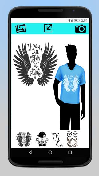 Android 用の Tshirtデザインエディタアプリ Apk をダウンロード