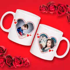 Couple Cup Photo Frame