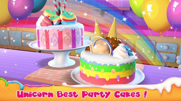 Unicorn Cake Bakery Chef Food Maker Baking Game For Android Apk