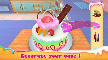 Unicorn Cake Bakery Chef : Food Maker Baking Game скриншот 1