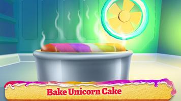 Unicorn Rainbow Cake Maker Bakery capture d'écran 2