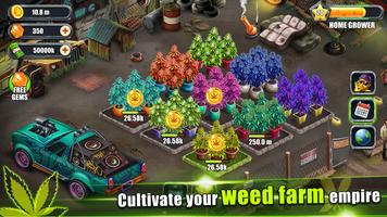 Weed Farm - Idle Tycoon Games Cartaz