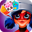 Ladybug and Cat Noir Cupcake