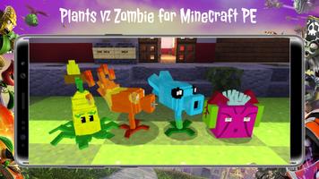 PVZ 9 hero in Minecraft PE постер