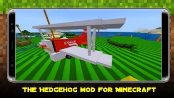 The Hedgehog mod for Minecraft پوسٹر