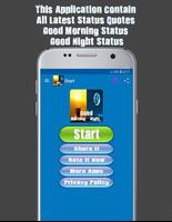 Good Morning Status Good Night Status poster