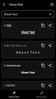 Cool Text, Ghost Text & Symbol capture d'écran 2
