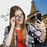 Couper et Coller Photo Editor - Créez des autocoll icône